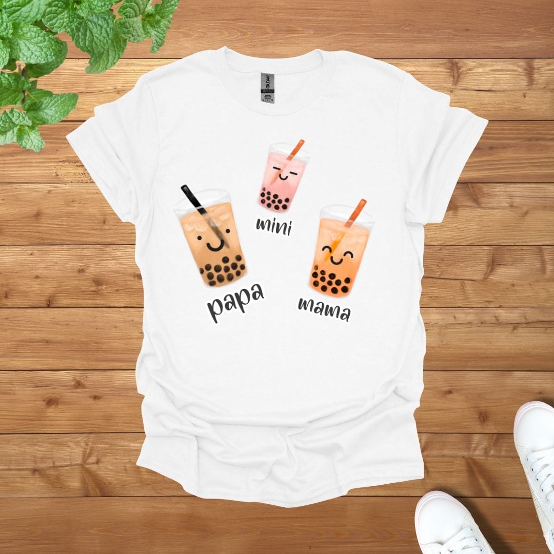 Boba Bubble Tea Family Unisex Adult T-Shirt