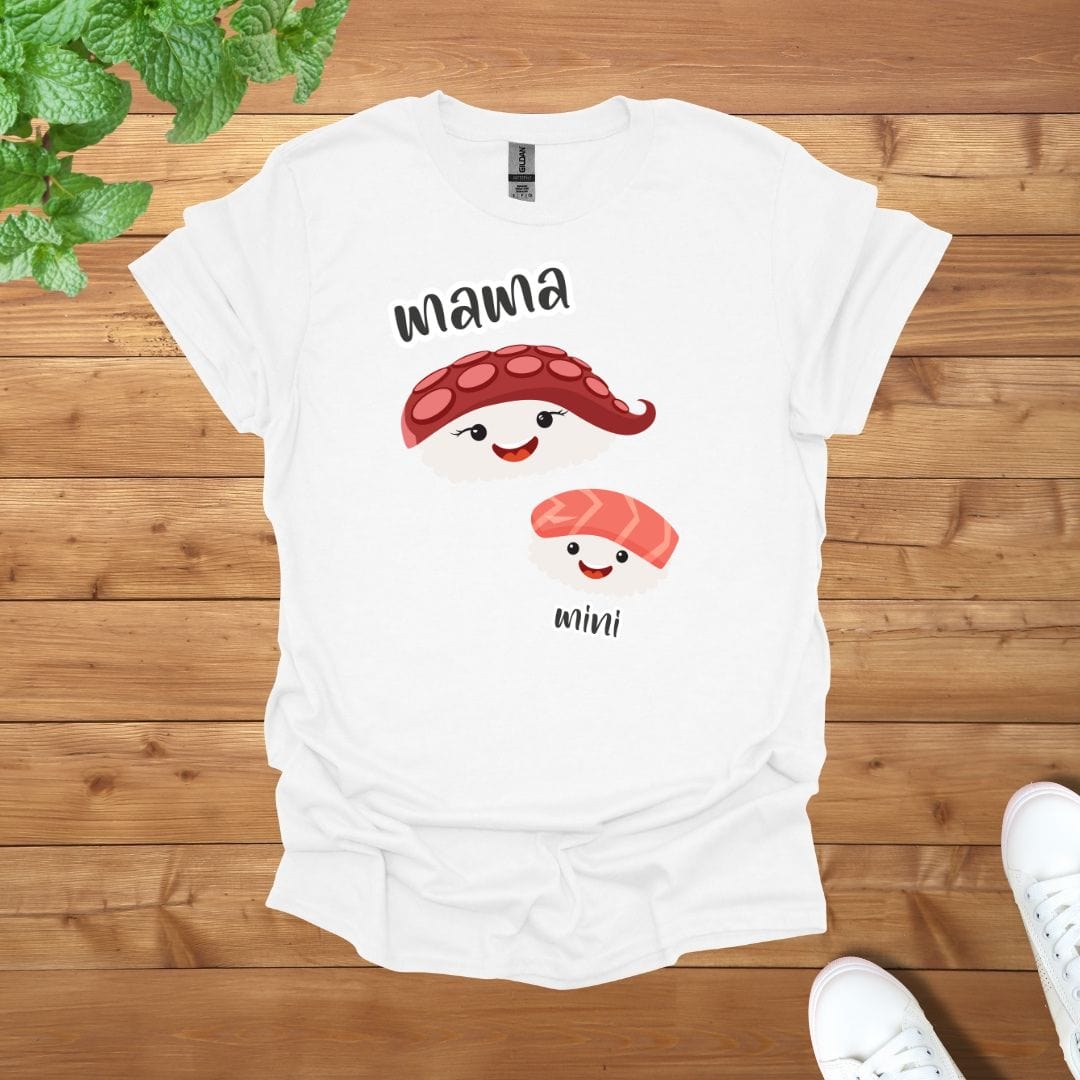 Mama & Mini Sushi Roll Unisex Adult T-Shirt