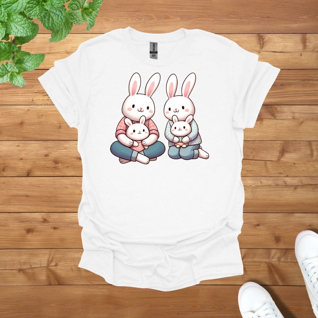 Bunny Family Unisex Adult T-Shirt