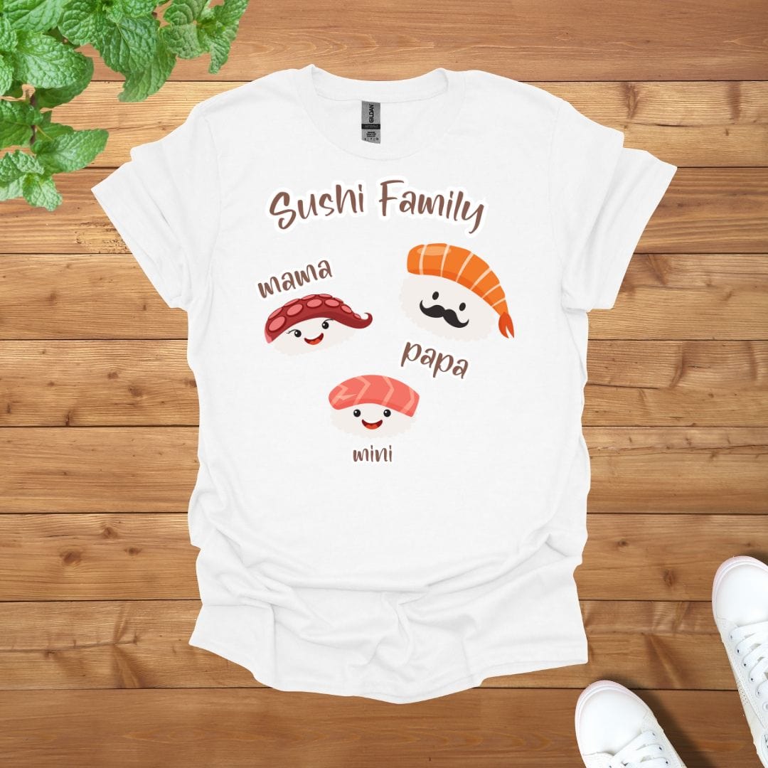 Sushi Family Love Unisex Adult T-Shirt
