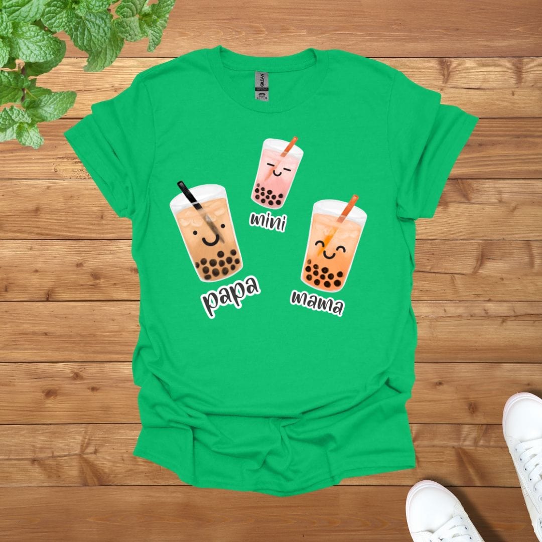 Boba Bubble Tea Family Unisex Adult T-Shirt