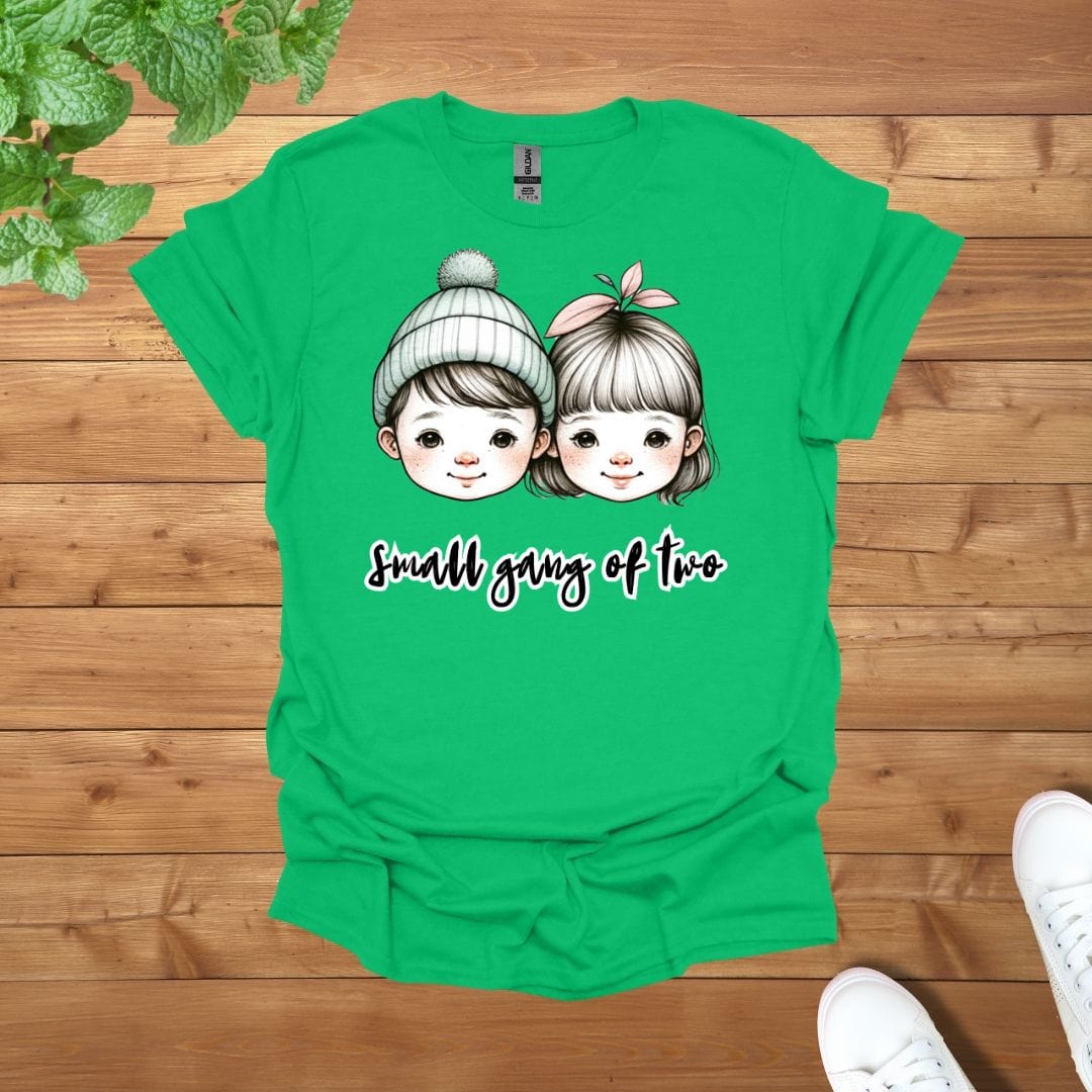 Sibling Besties Twins Best Friends - Small Gang of Two Unisex Adult T-Shirt