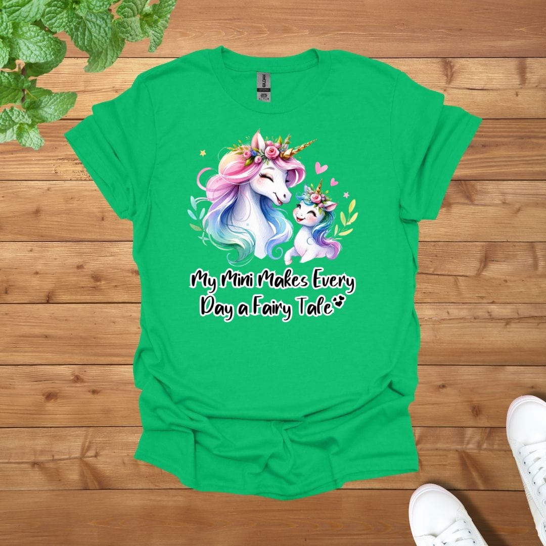 My Mini Unicorn Makes Every Day a Fairy Tale Unisex Adult T-Shirt