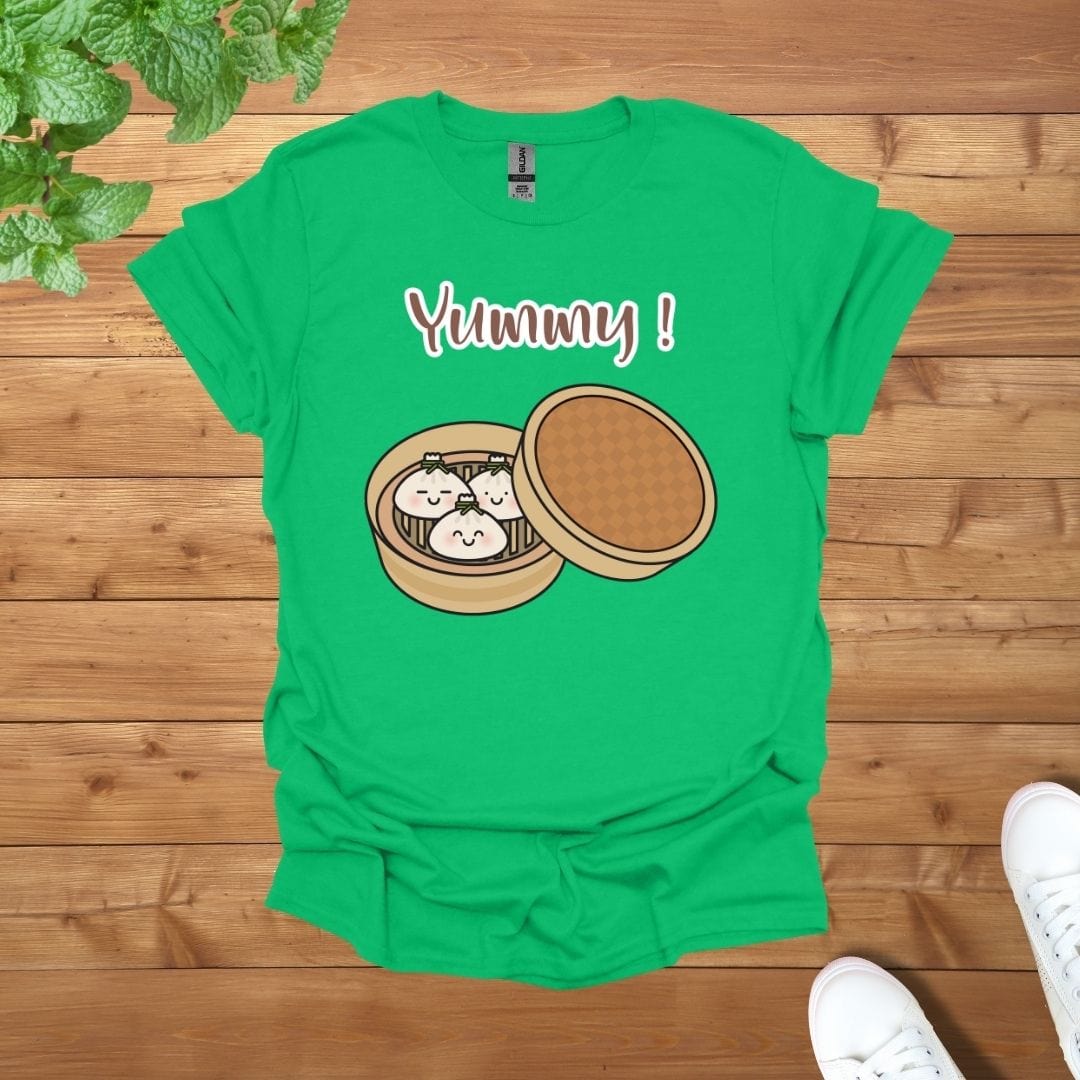 Yummy Dumplings Family T-Shirt for Food Lovers Unisex Cotton Adult T-Shirt