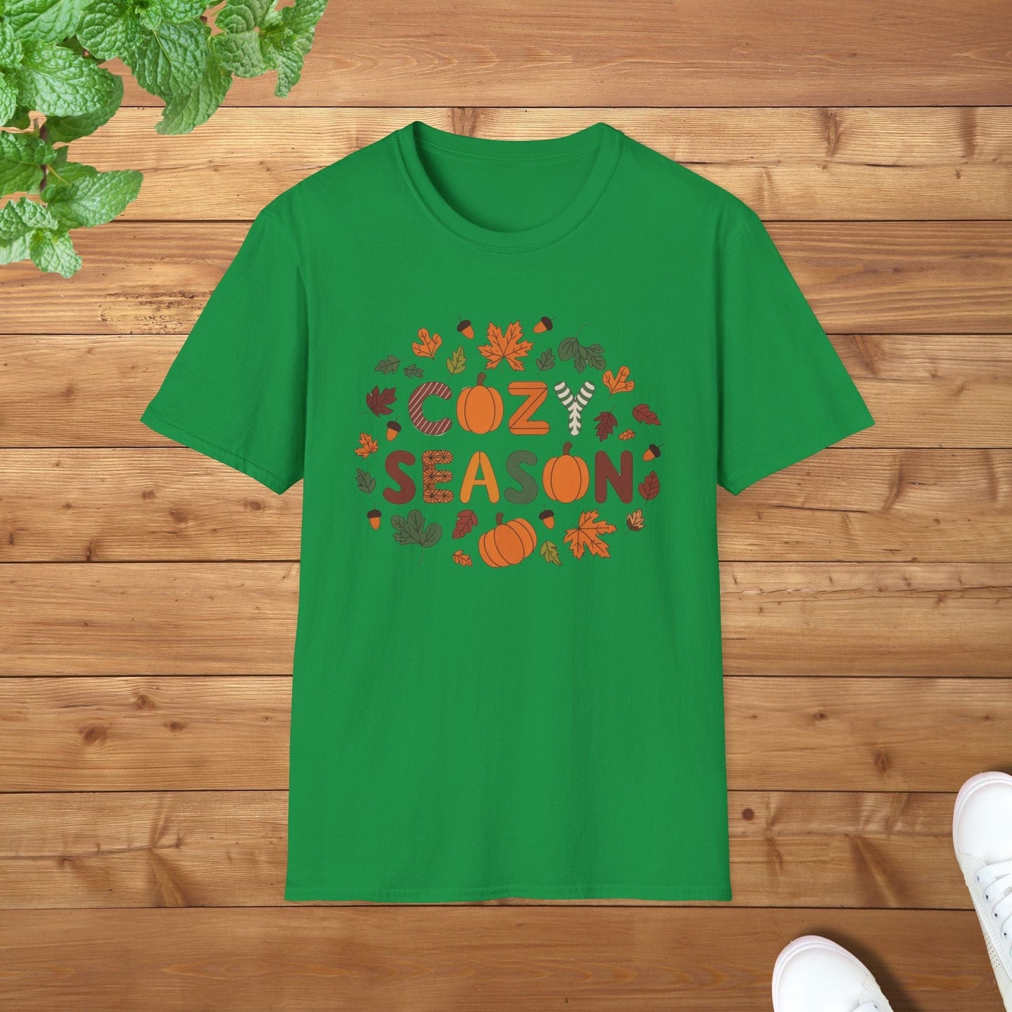 Cozy Season Thanksgiving Edition Unisex Adult T-Shirt - Soft Cotton Tee for Thanksgiving Celebrations