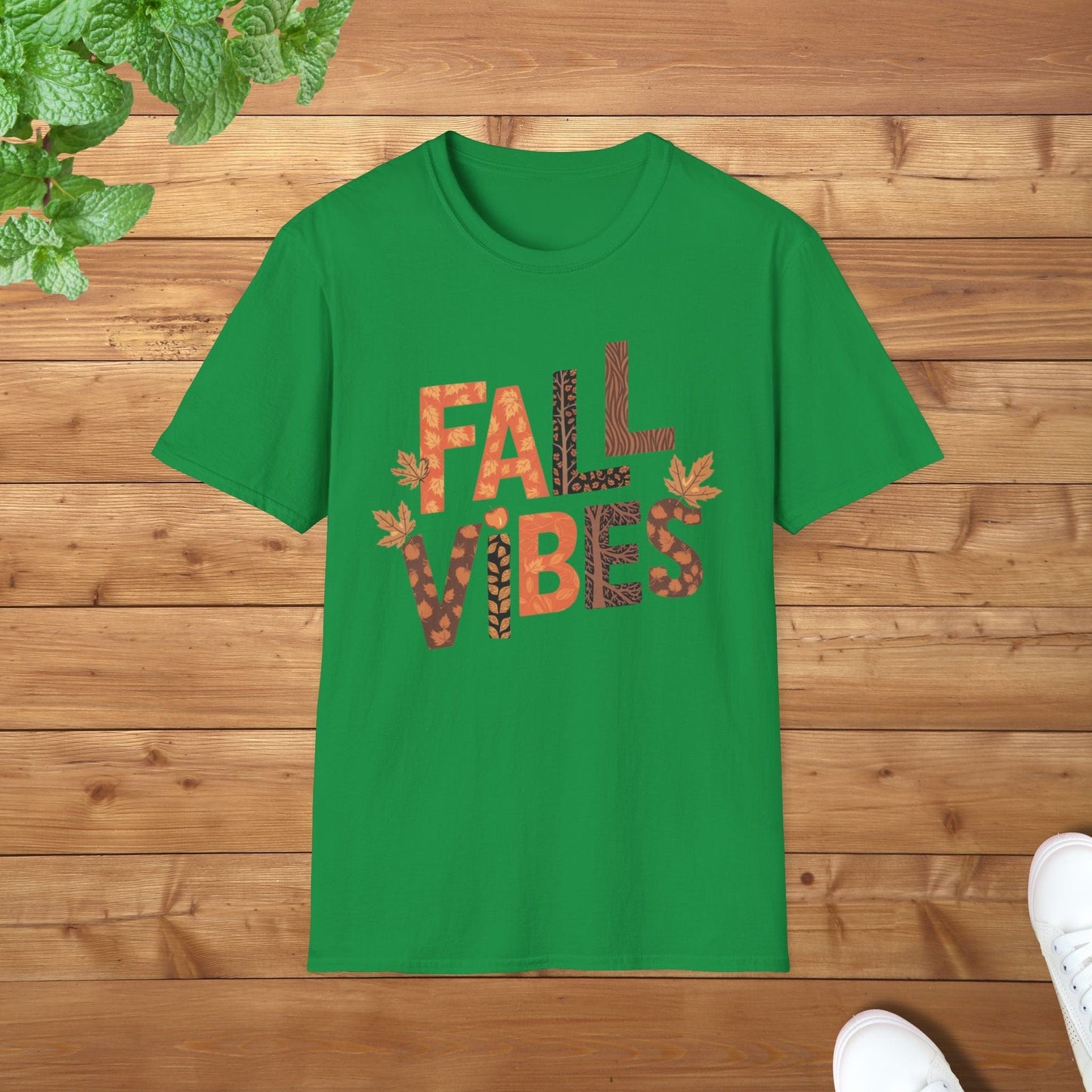 Fall Vibes Thanksgiving Edition Softstyle Unisex Adult T-Shirt - Perfect for Thanksgiving Celebrations