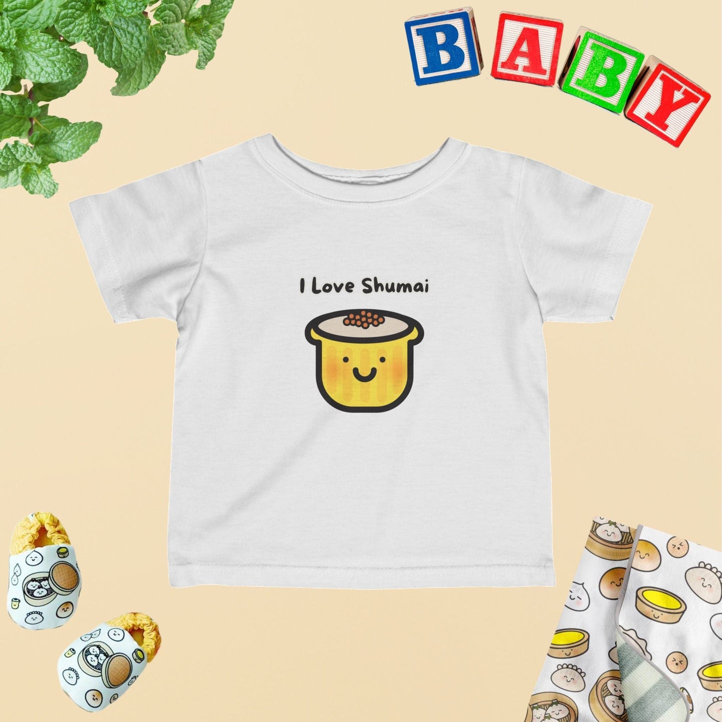 I Love Shumai Baby Tee - Unisex Graphic Tee for Babies