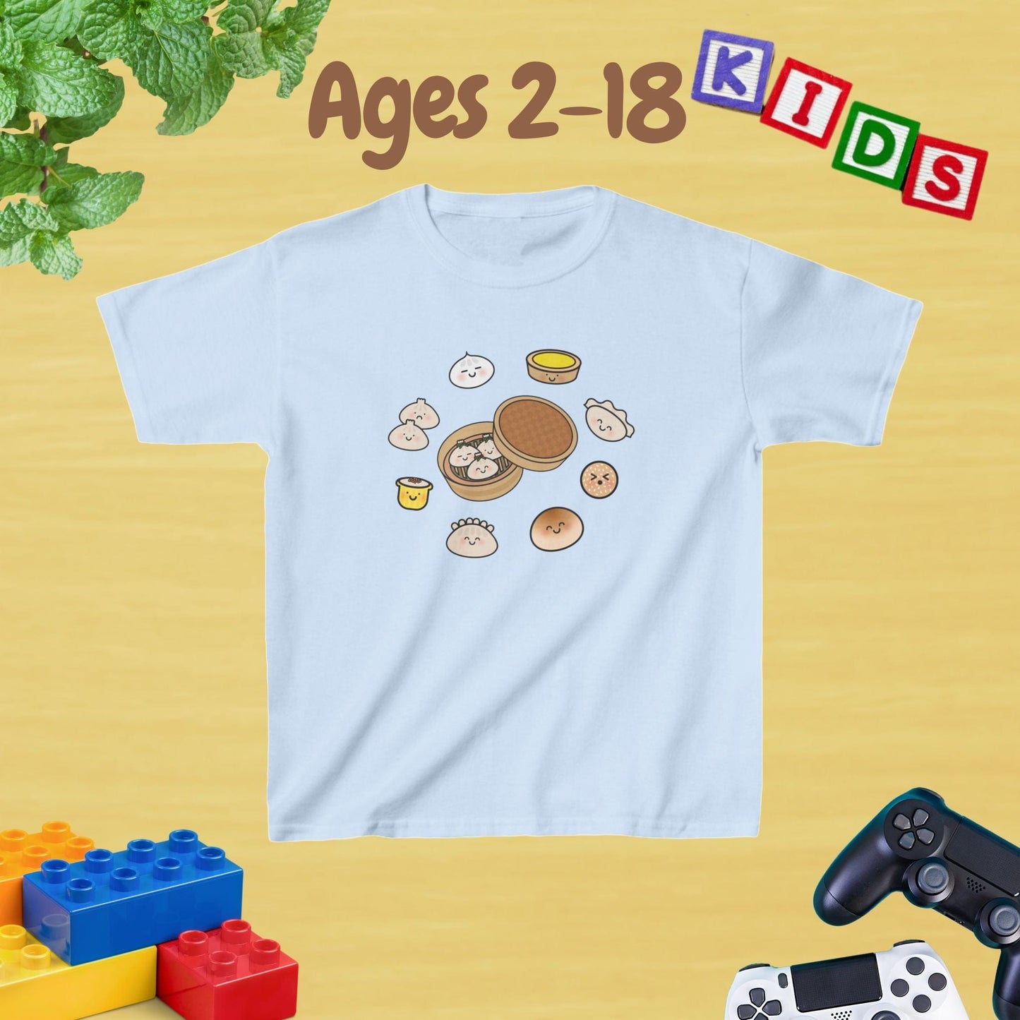 Dim Sum Family Kids Tee Age 2-18