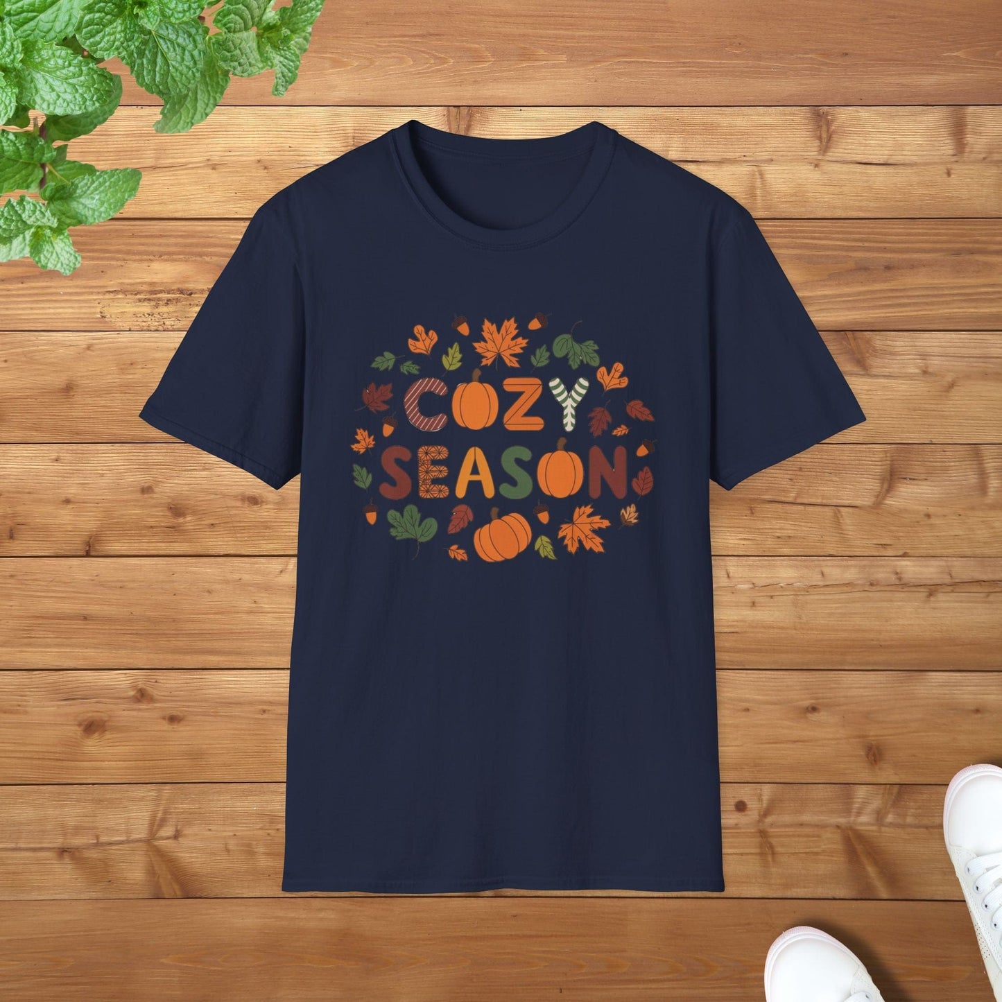Cozy Season Thanksgiving Edition Unisex Adult T-Shirt - Soft Cotton Tee for Thanksgiving Celebrations