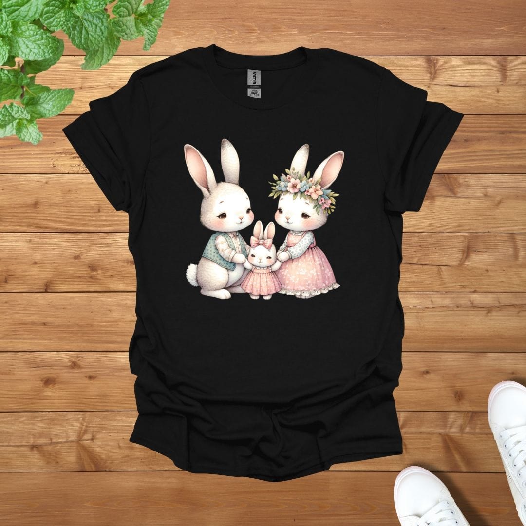 Rabbit Family Bond Unisex Adult T-Shirt
