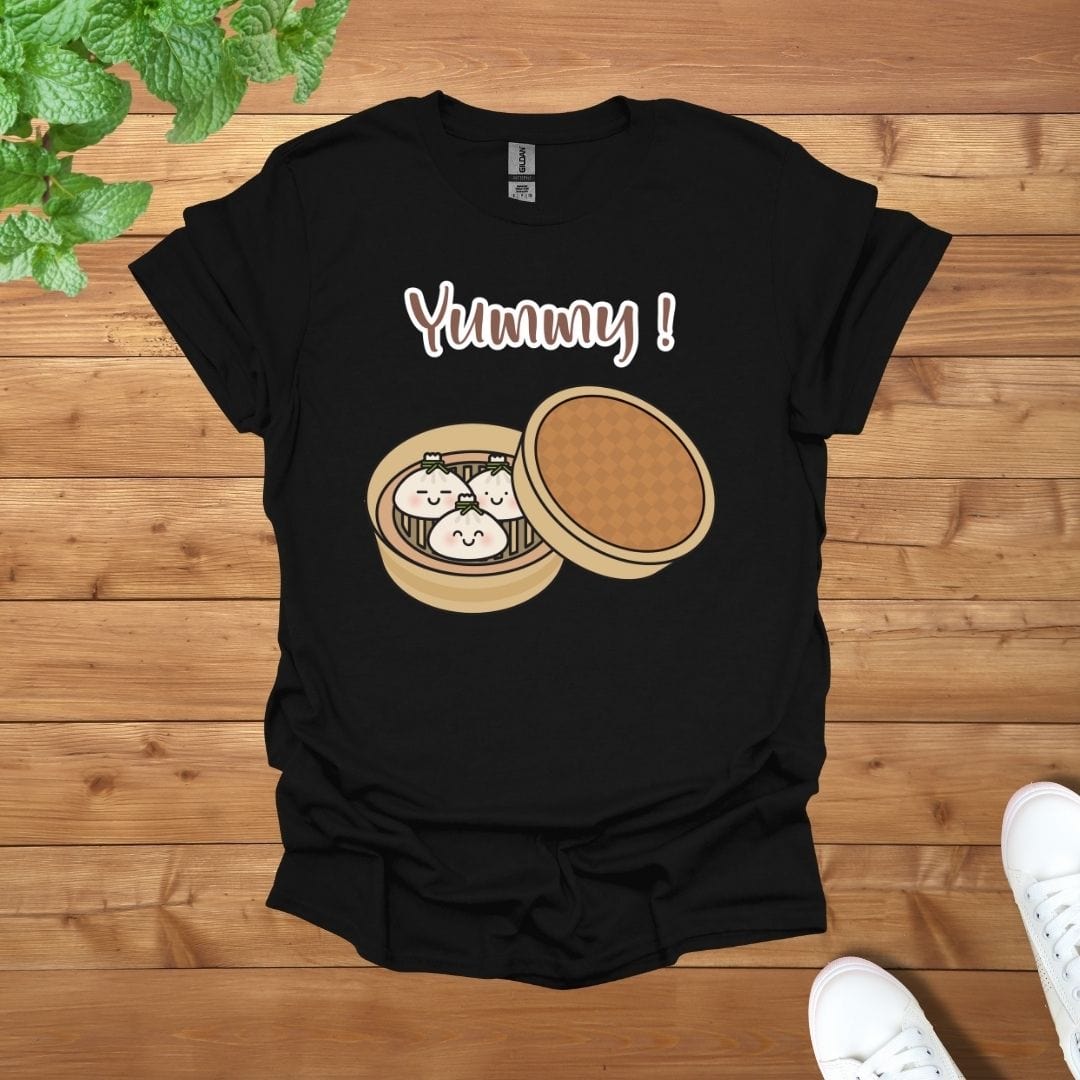 Yummy Dumplings Family T-Shirt for Food Lovers Unisex Cotton Adult T-Shirt