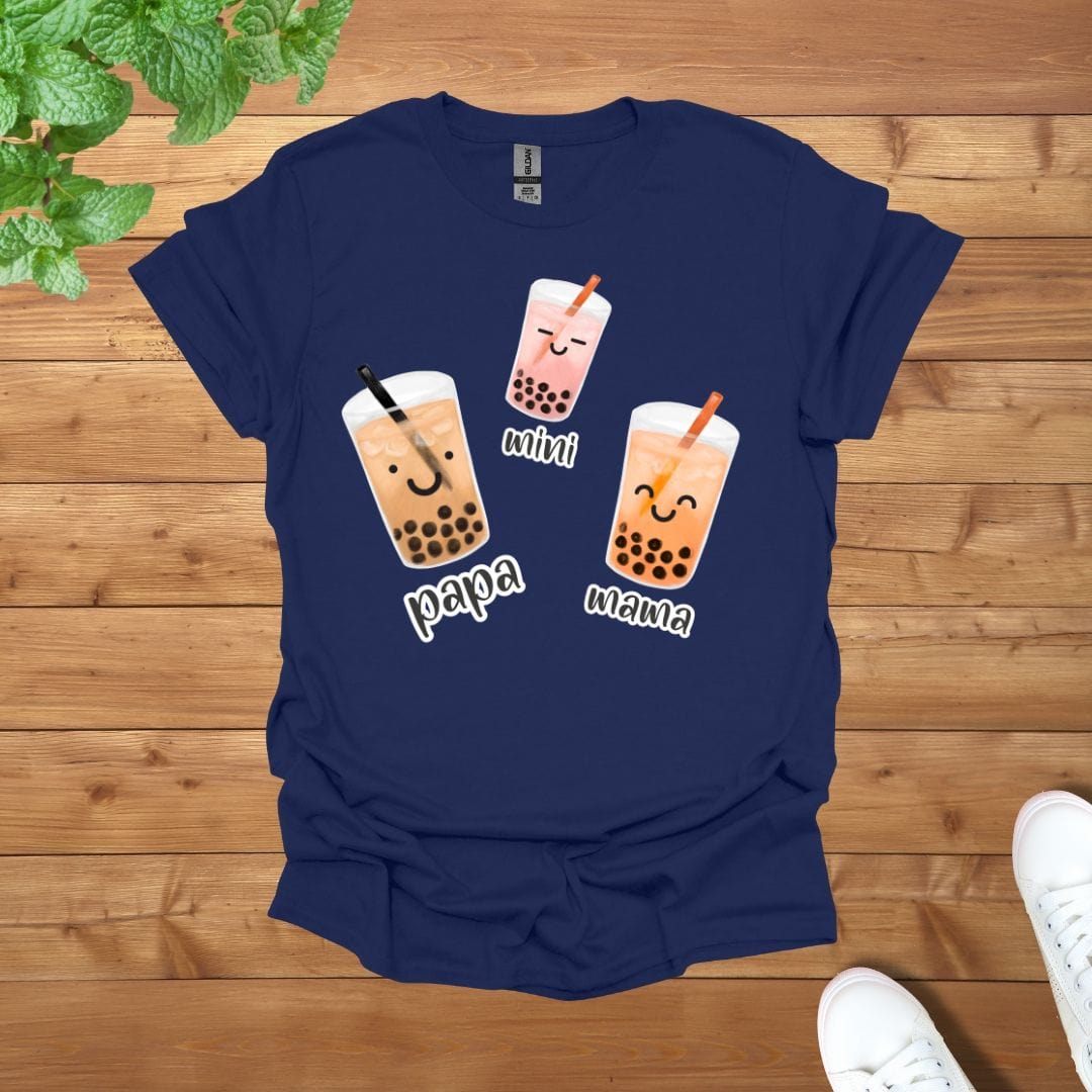 Boba Bubble Tea Family Unisex Adult T-Shirt