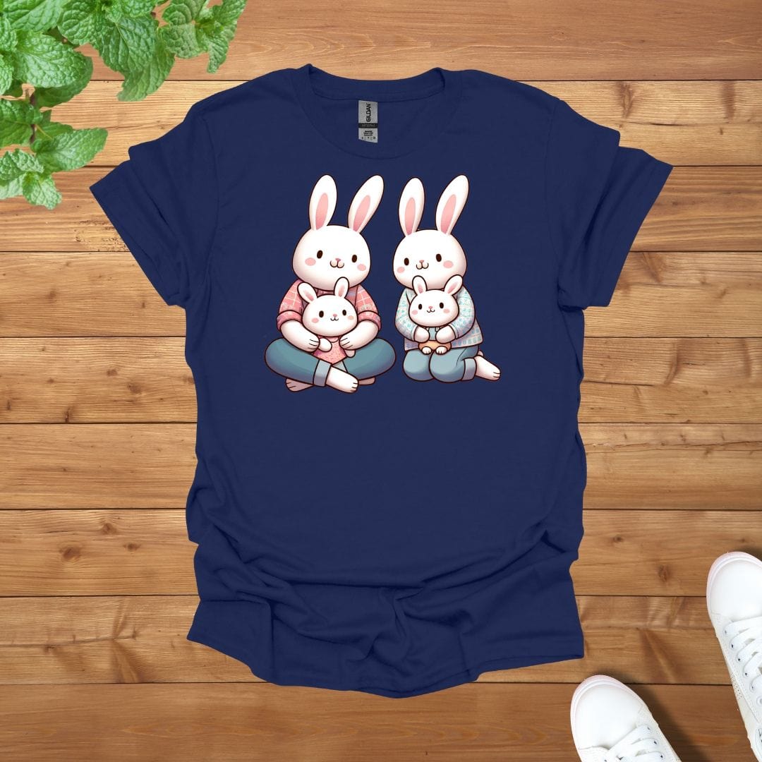 Bunny Family Unisex Adult T-Shirt