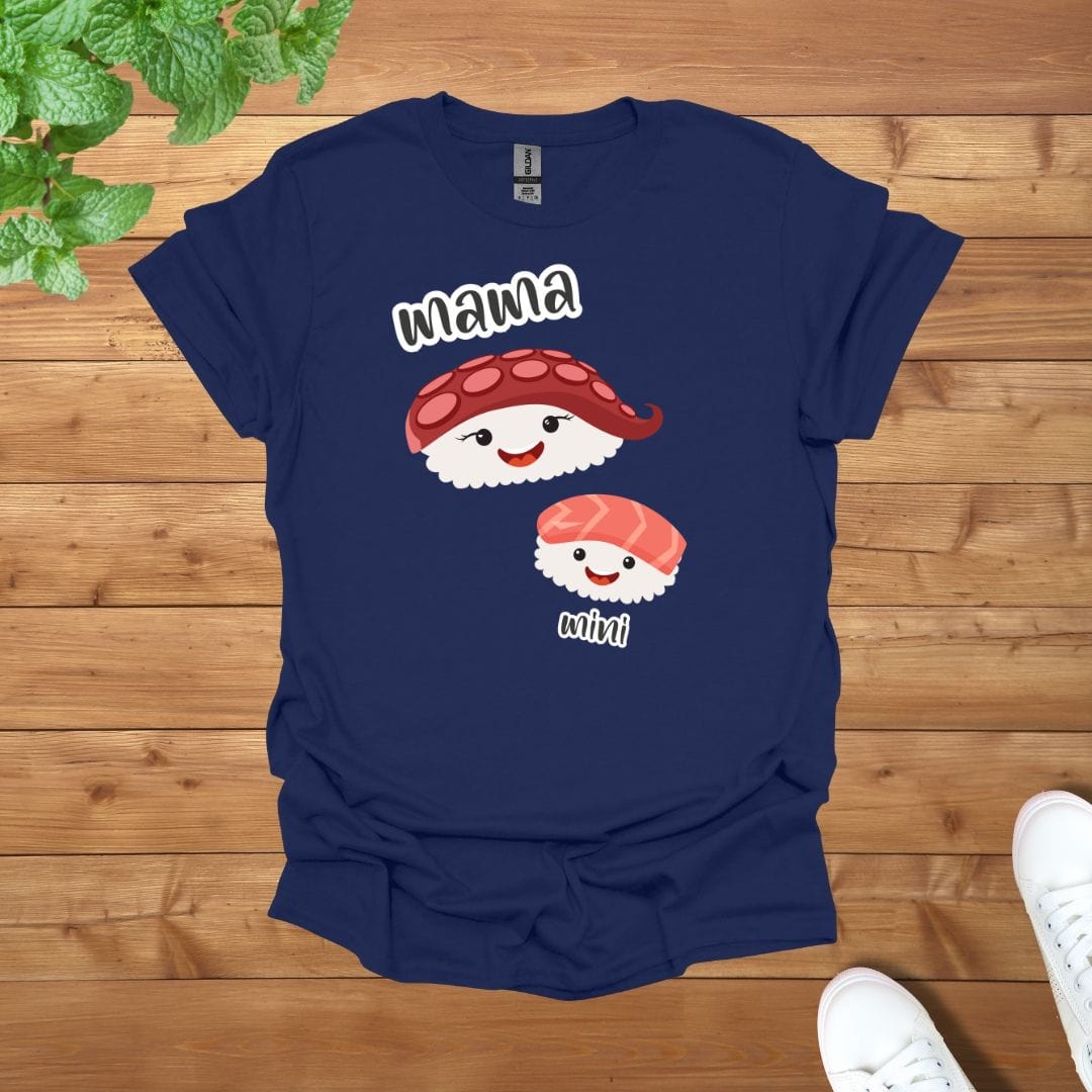 Mama & Mini Sushi Roll Unisex Adult T-Shirt