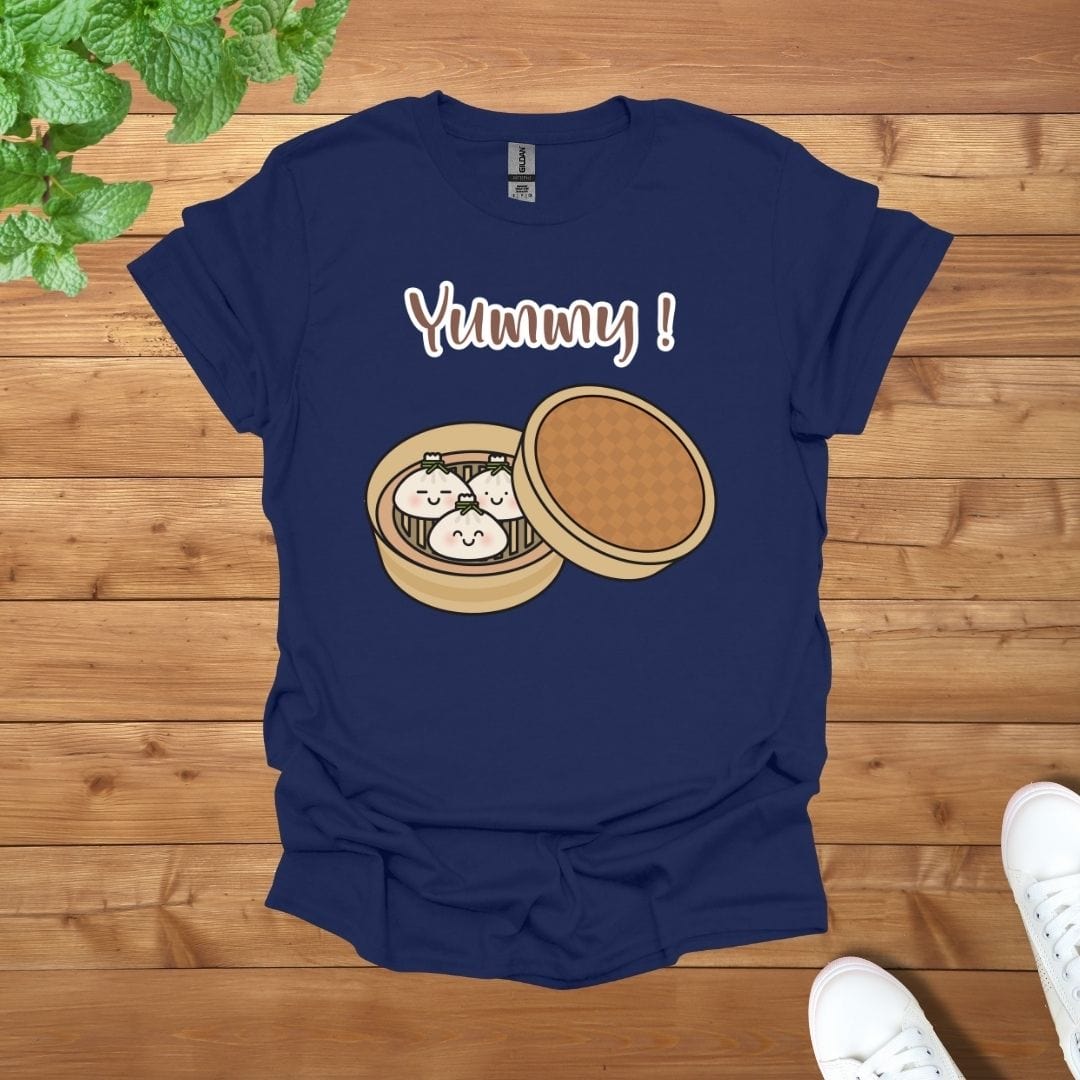Yummy Dumplings Family T-Shirt for Food Lovers Unisex Cotton Adult T-Shirt