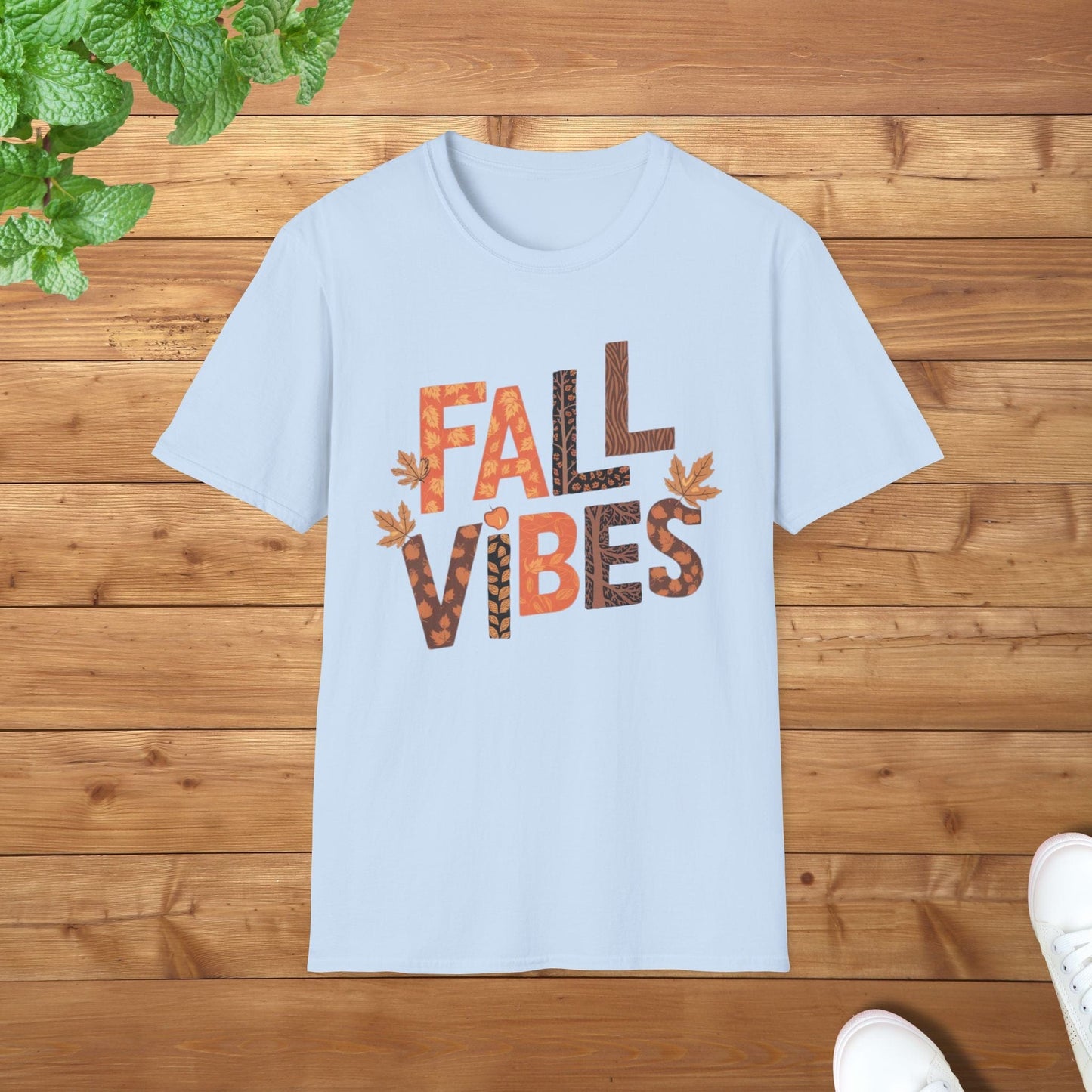 Fall Vibes Thanksgiving Edition Softstyle Unisex Adult T-Shirt - Perfect for Thanksgiving Celebrations