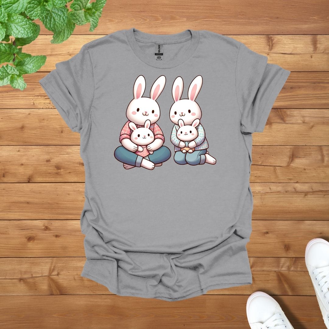 Bunny Family Unisex Adult T-Shirt