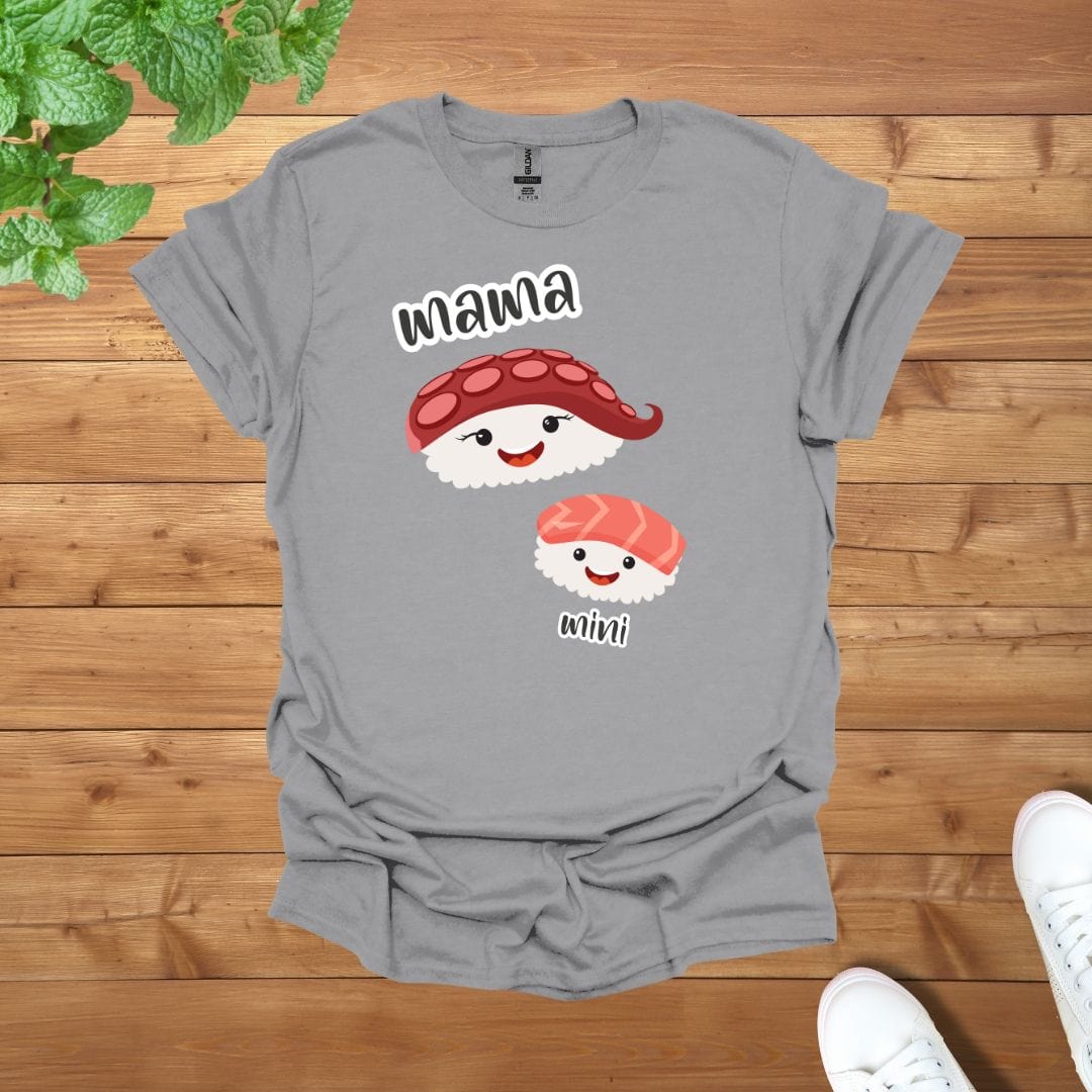 Mama & Mini Sushi Roll Unisex Adult T-Shirt