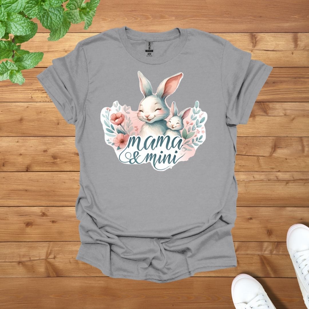 Mama & Mini Bunny Bond Unisex Adult T-Shirt