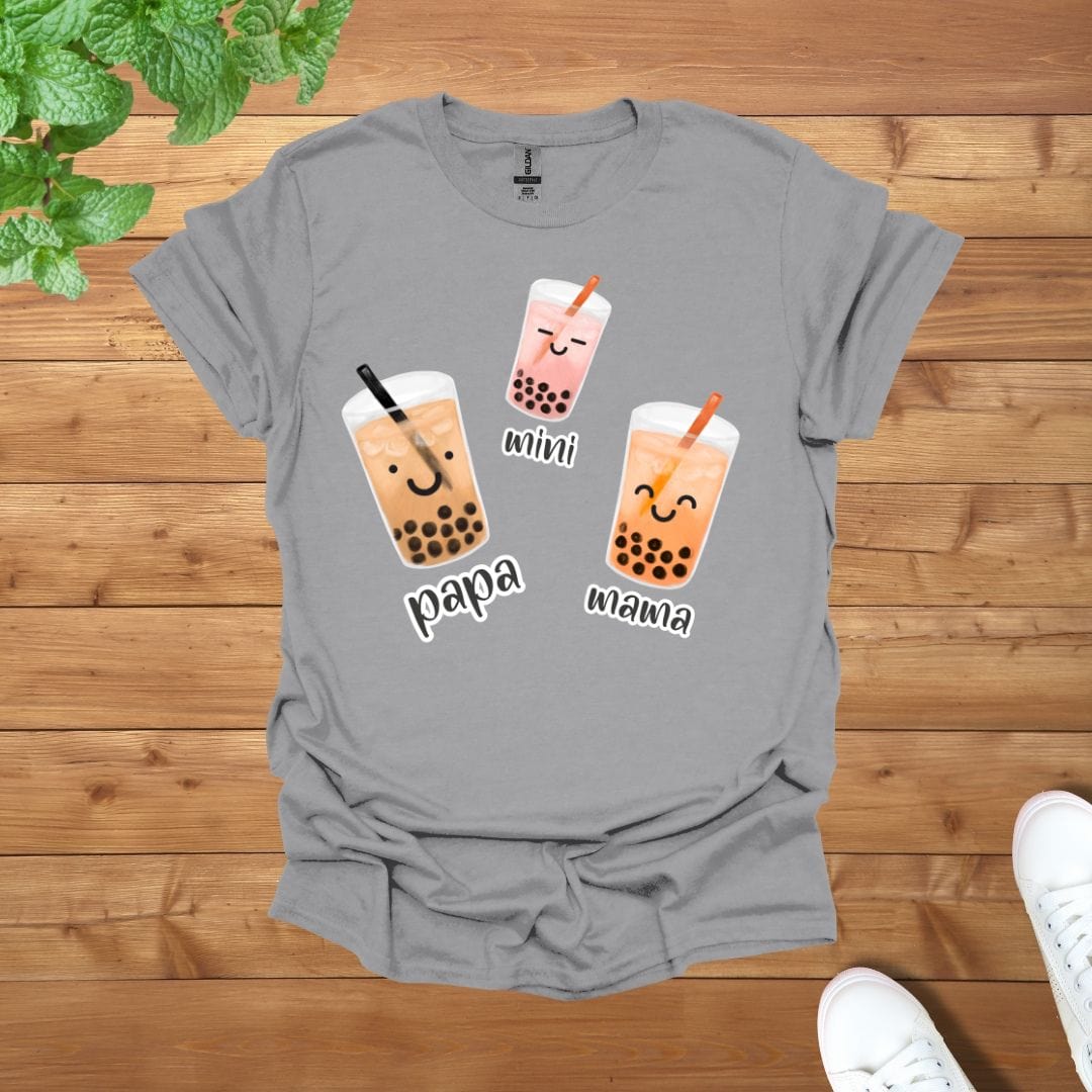 Boba Bubble Tea Family Unisex Adult T-Shirt