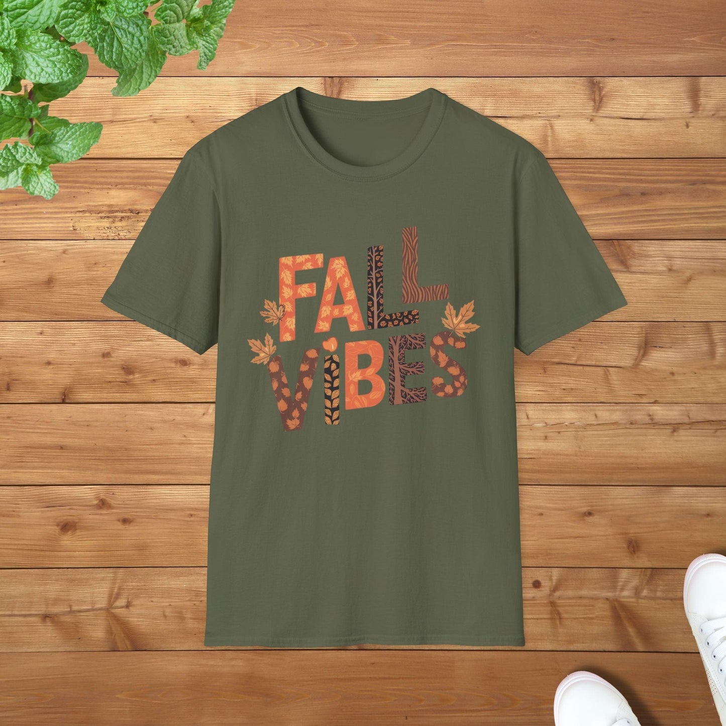 Fall Vibes Thanksgiving Edition Softstyle Unisex Adult T-Shirt - Perfect for Thanksgiving Celebrations