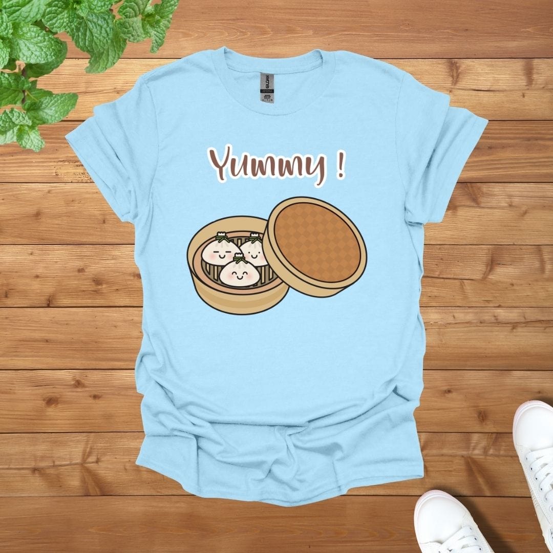Yummy Dumplings Family T-Shirt for Food Lovers Unisex Cotton Adult T-Shirt