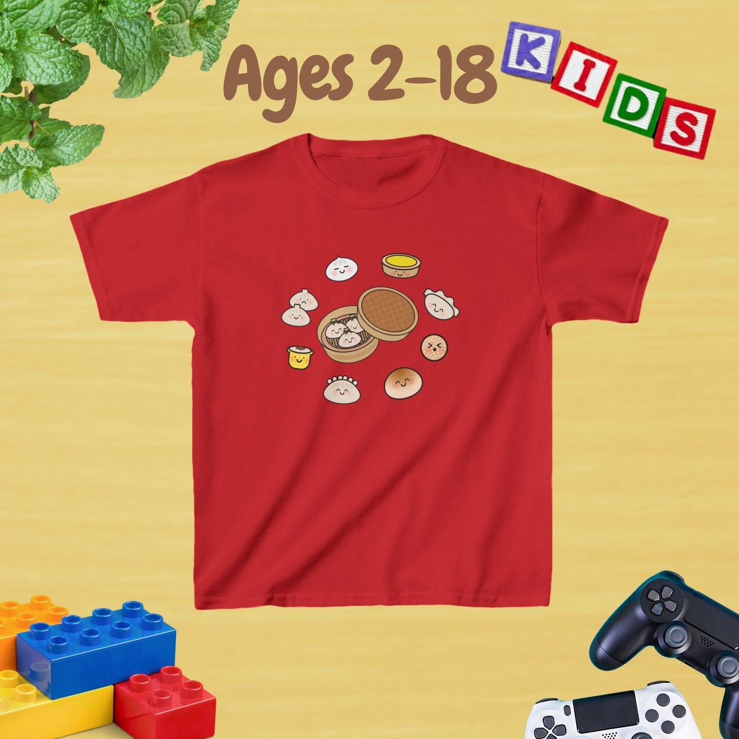 Dim Sum Family Kids Tee Age 2-18