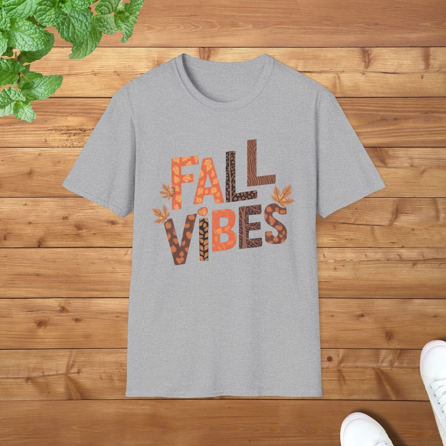 Fall Vibes Thanksgiving Edition Softstyle Unisex Adult T-Shirt - Perfect for Thanksgiving Celebrations