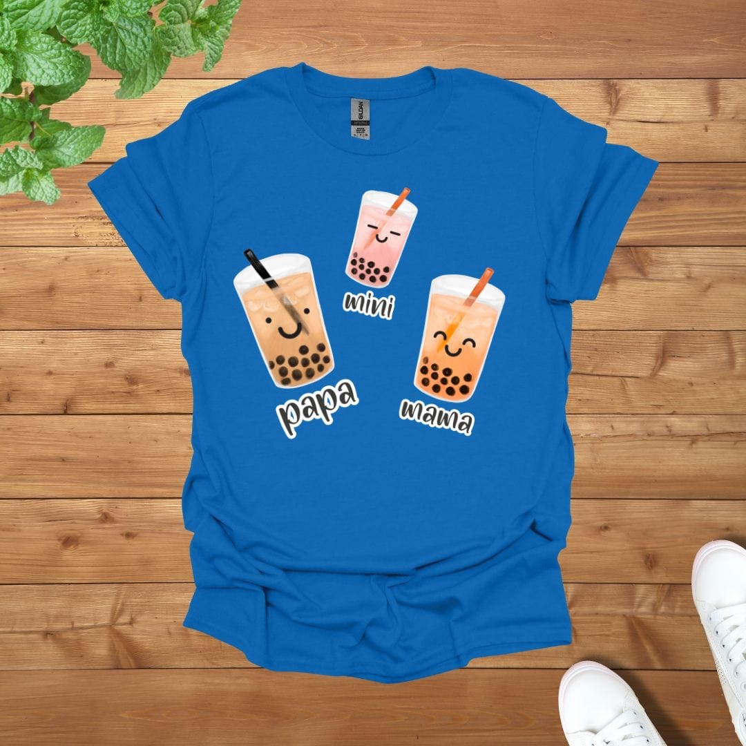 Boba Bubble Tea Family Unisex Adult T-Shirt
