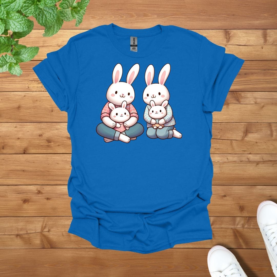 Bunny Family Unisex Adult T-Shirt