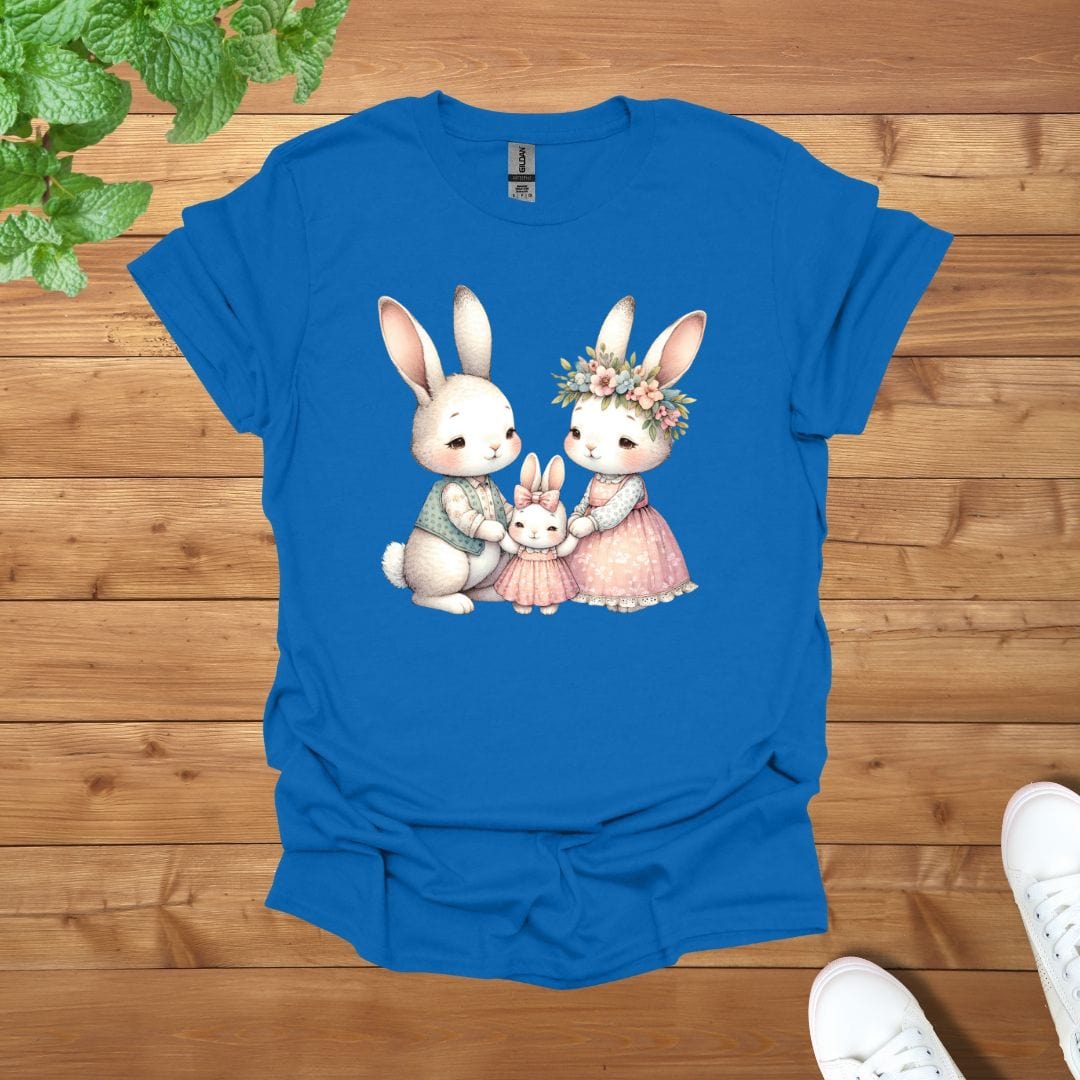 Rabbit Family Bond Unisex Adult T-Shirt
