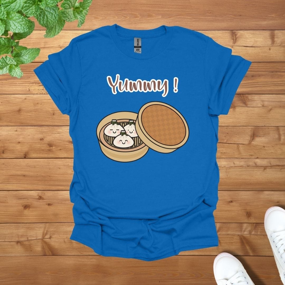 Yummy Dumplings Family T-Shirt for Food Lovers Unisex Cotton Adult T-Shirt