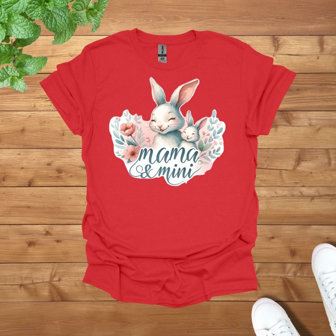 Mama & Mini Bunny Bond Unisex Adult T-Shirt