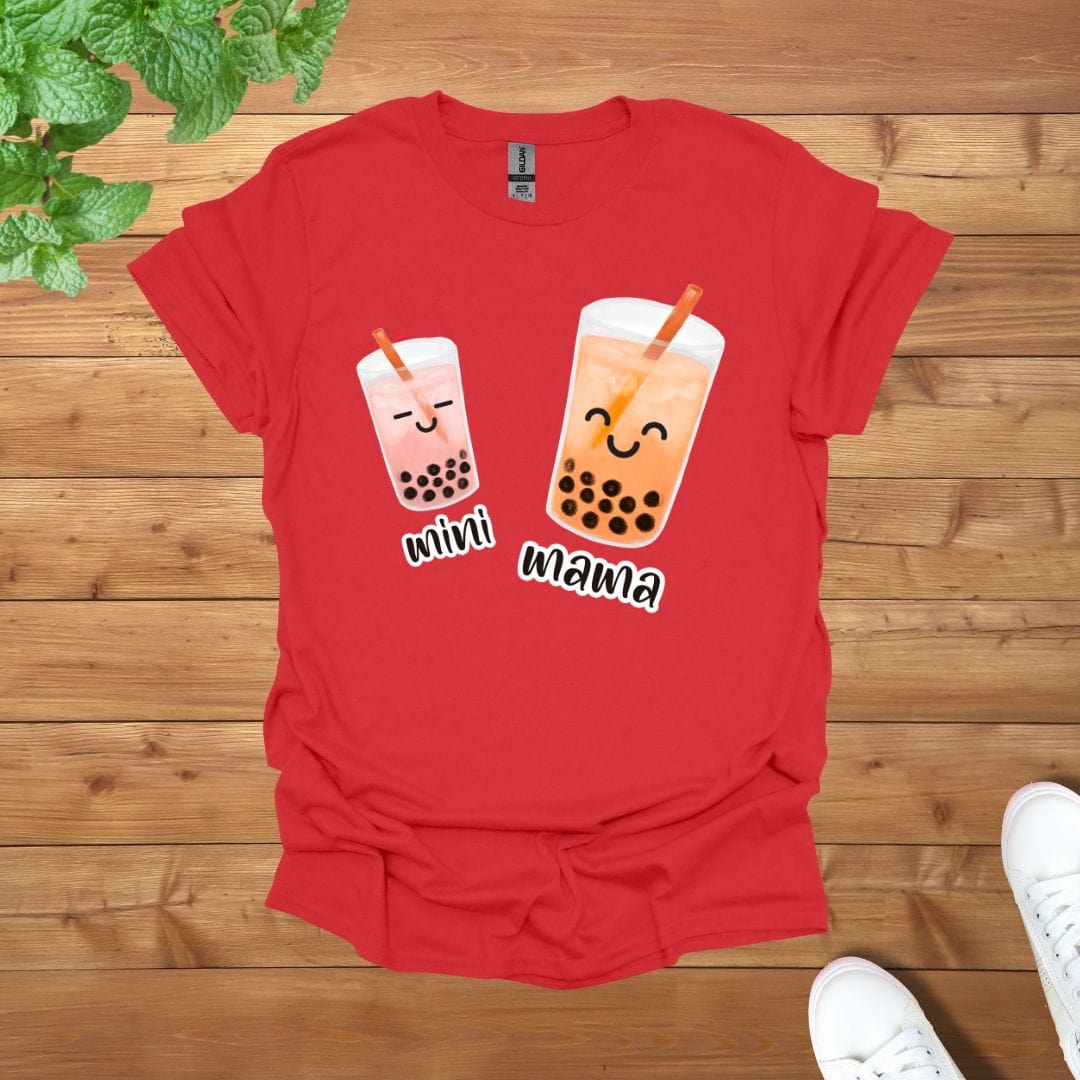 Mama & Mini Boba Bubble Unisex Adult T-Shirt