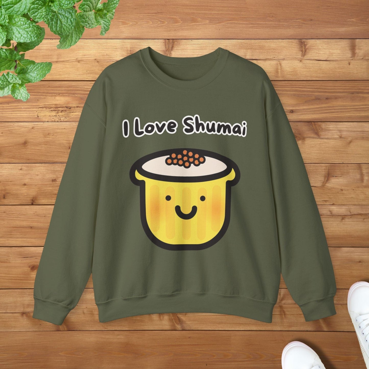 I Love Shumai Sweatshirt - Unisex Graphic Adult Sweatshirt for Food Lovers