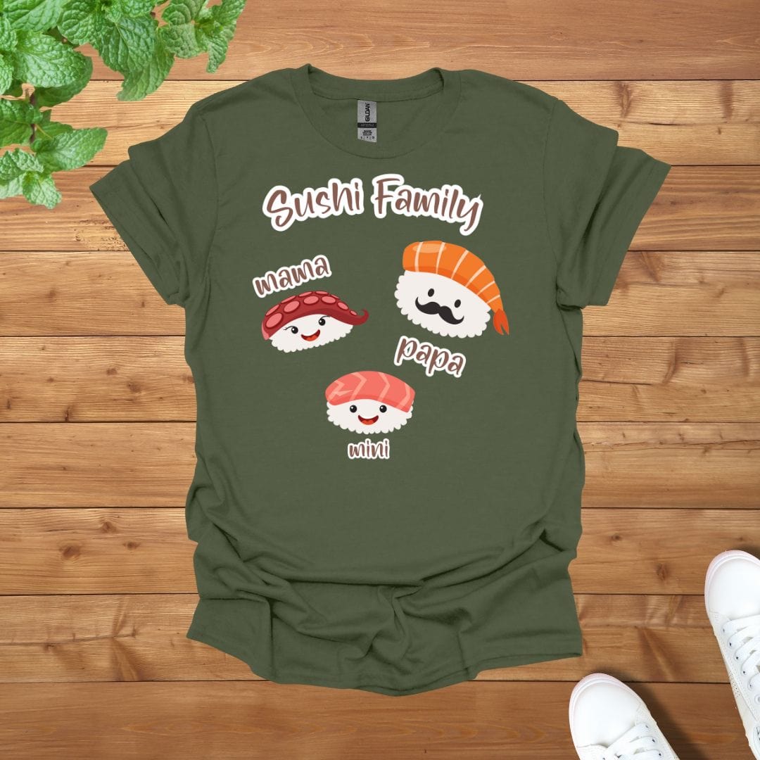 Sushi Family Love Unisex Adult T-Shirt