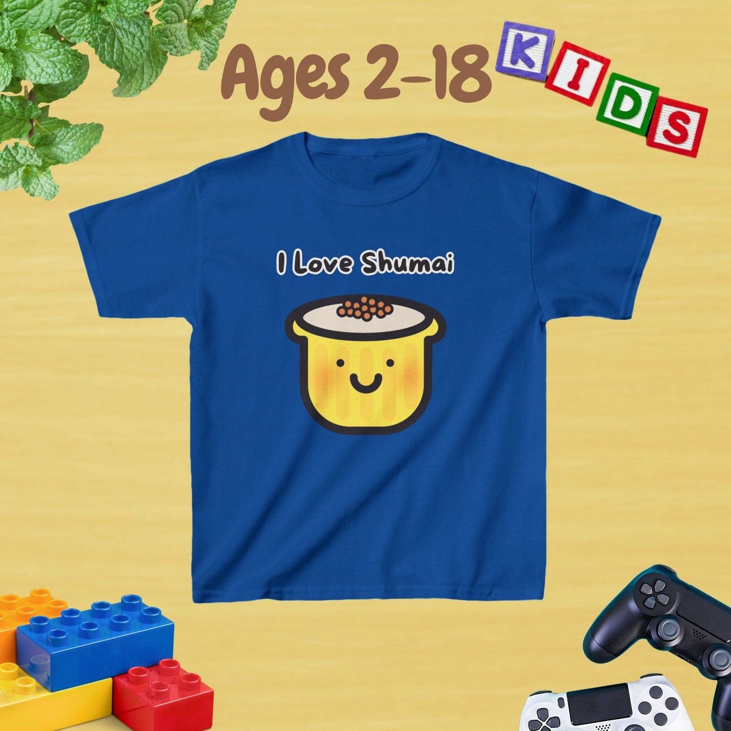 I Love Shumai Kids Tee - Unisex Graphic Tee for Kids Age 2-18