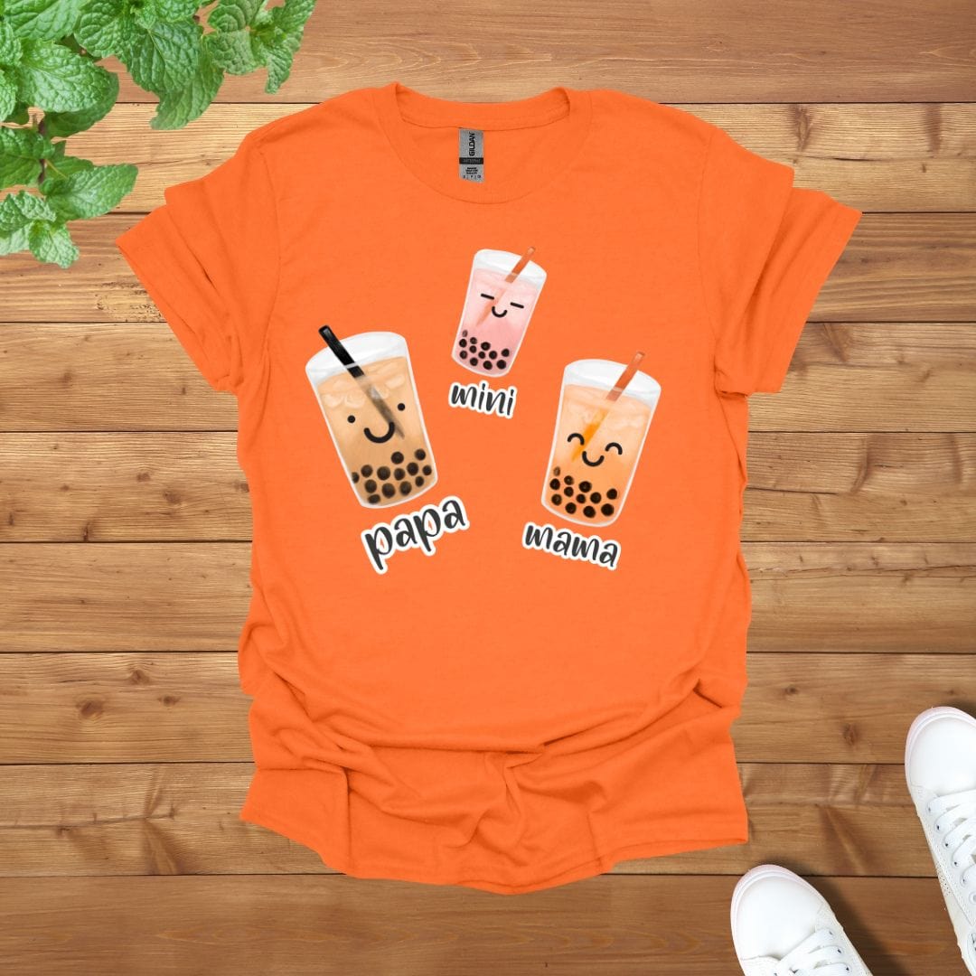 Boba Bubble Tea Family Unisex Adult T-Shirt