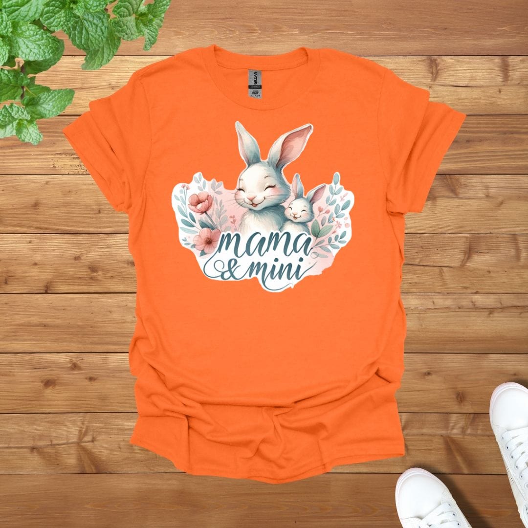 Mama & Mini Bunny Bond Unisex Adult T-Shirt