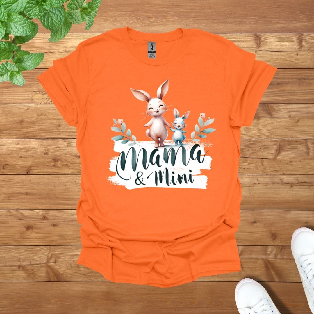 Mama & Mini Bunny Pair Joy Unisex Adult T-Shirt