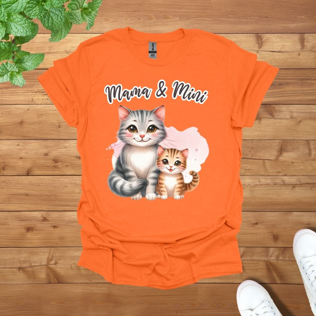 Mama & Mini Kitty Bliss Unisex Adult T-Shirt