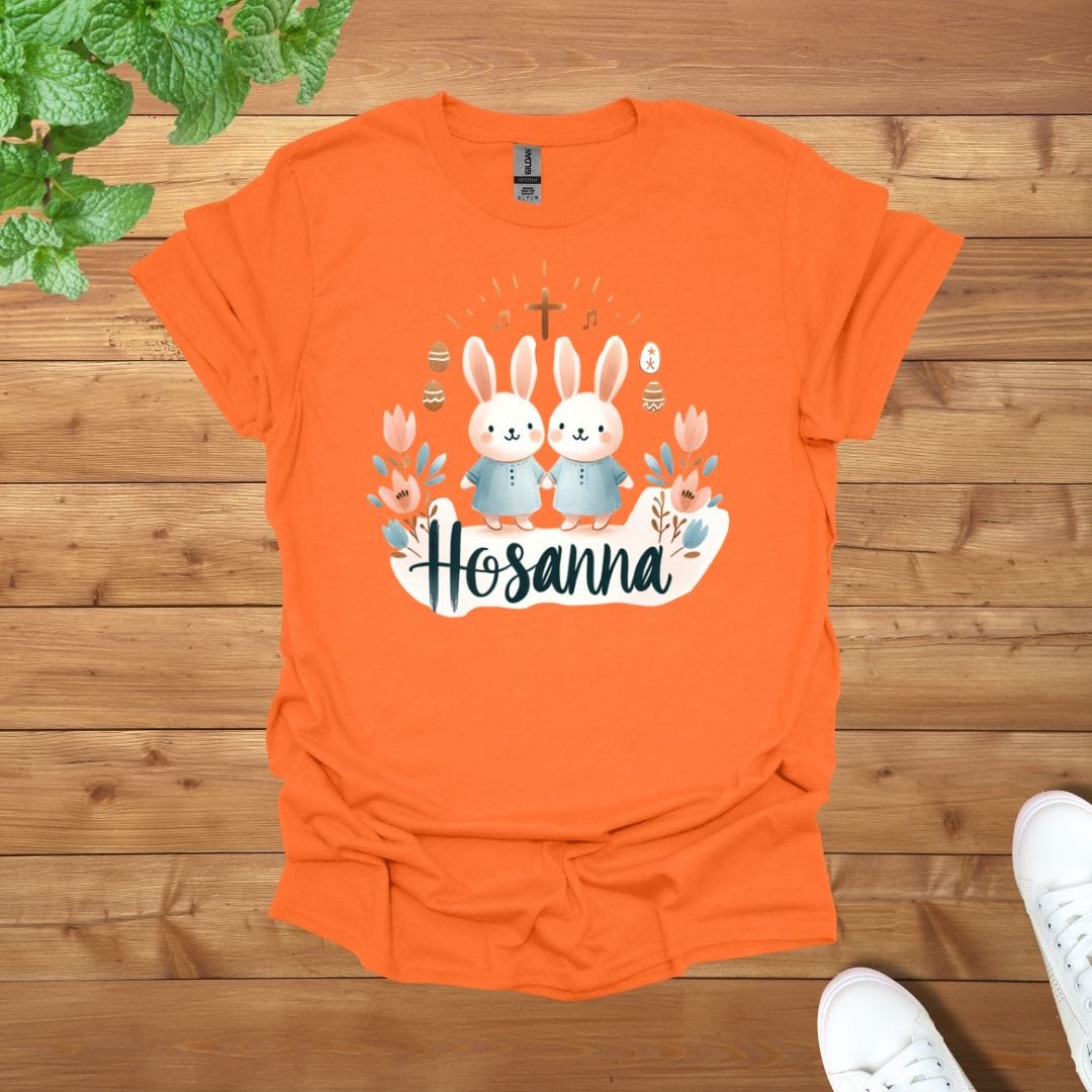 Hosanna Besties Siblings Twins Rabbit Unisex Adult T-Shirt
