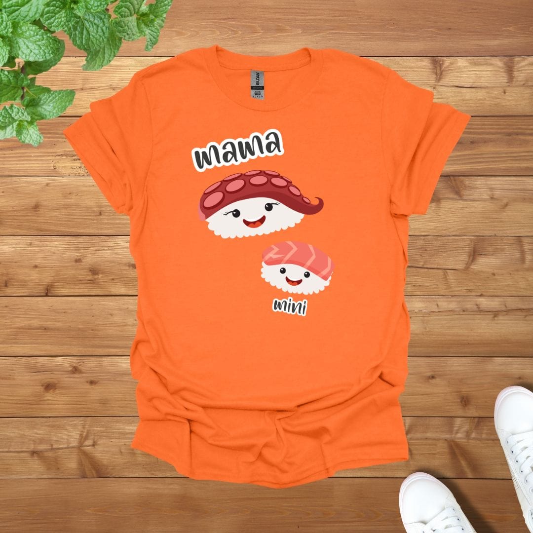 Mama & Mini Sushi Roll Unisex Adult T-Shirt