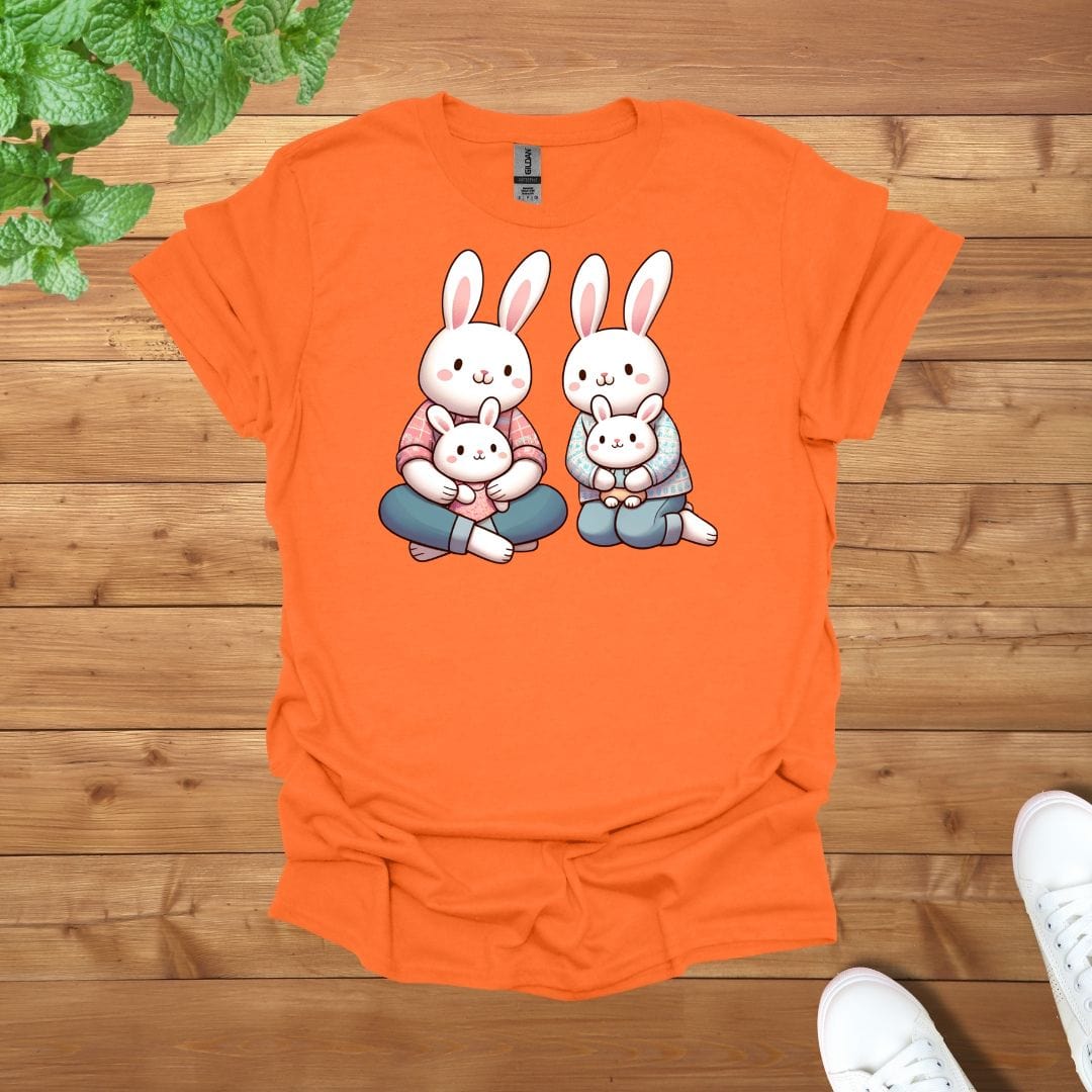 Bunny Family Unisex Adult T-Shirt