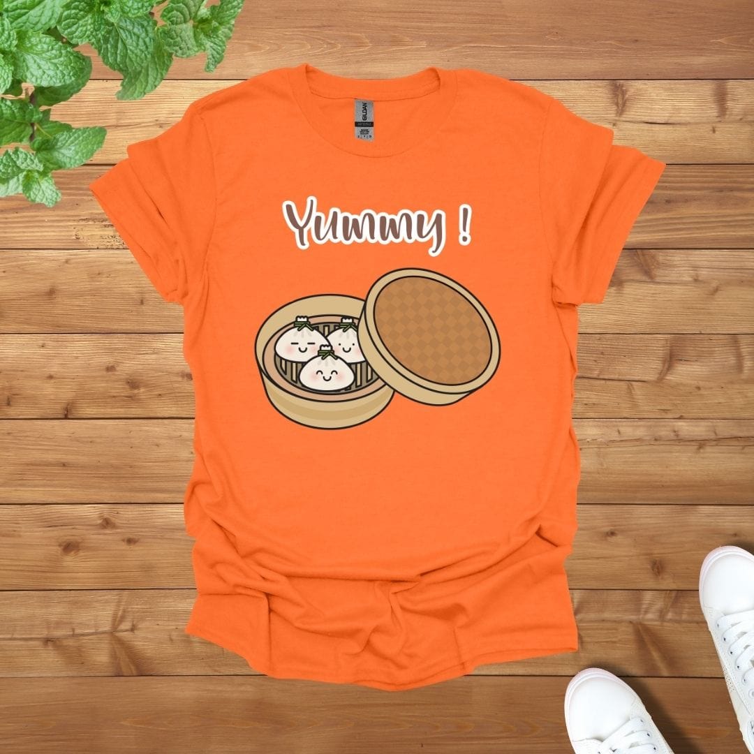 Yummy Dumplings Family T-Shirt for Food Lovers Unisex Cotton Adult T-Shirt