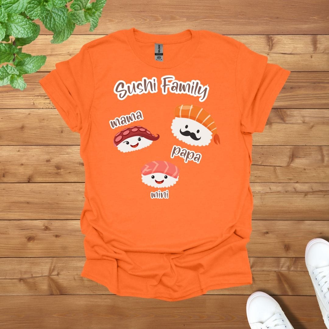 Sushi Family Love Unisex Adult T-Shirt