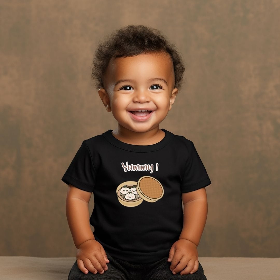 Yummy Dumplings Family Baby T-Shirt Soft Foodie Graphic Tee
