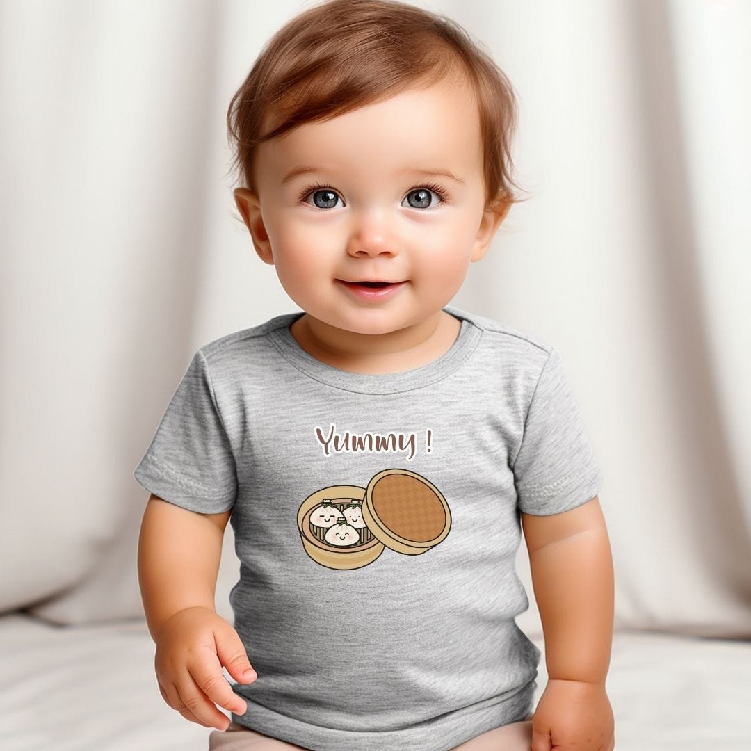 Yummy Dumplings Family Baby T-Shirt Soft Foodie Graphic Tee