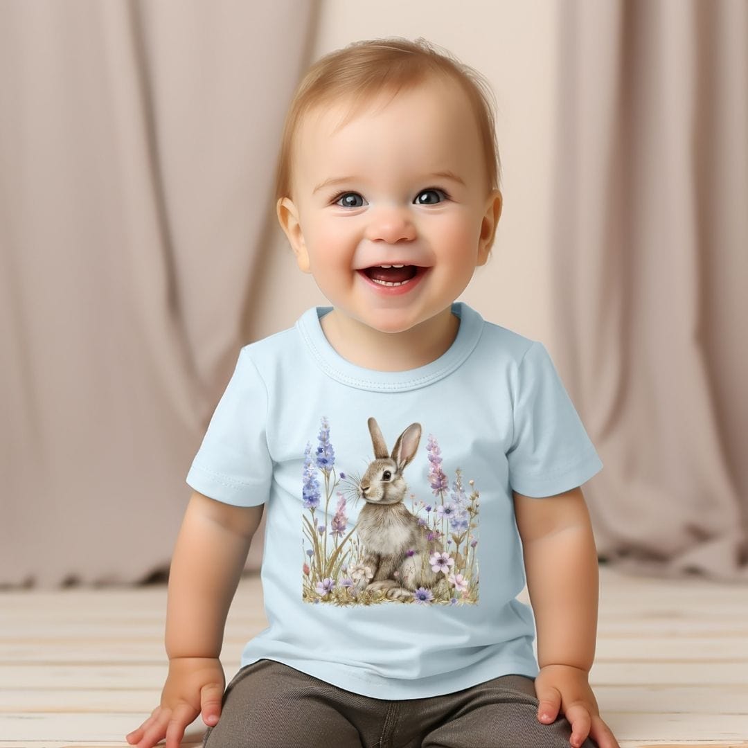 My Grey Bunny Baby Tee