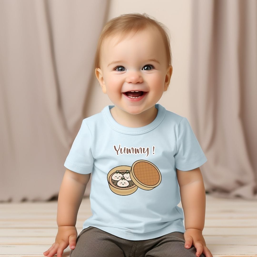Yummy Dumplings Family Baby T-Shirt Soft Foodie Graphic Tee